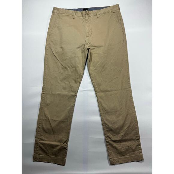 J.Crew Men's 770 Straight Leg Khaki Chino Pants - Size 35x32 (36x29) - Picture 1 of 5